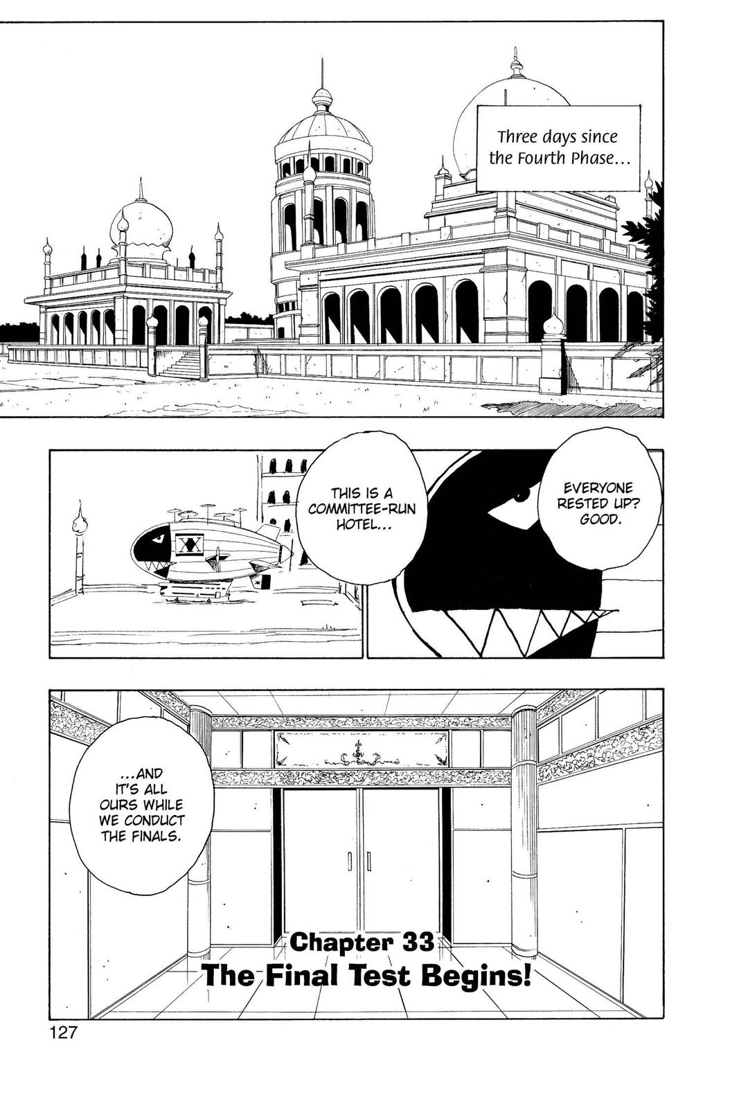 Hunter x Hunter Chap 33 - Next Chap 34