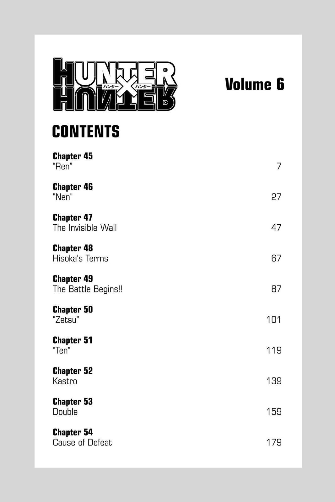 Hunter x Hunter Chap 45 - Next Chap 46
