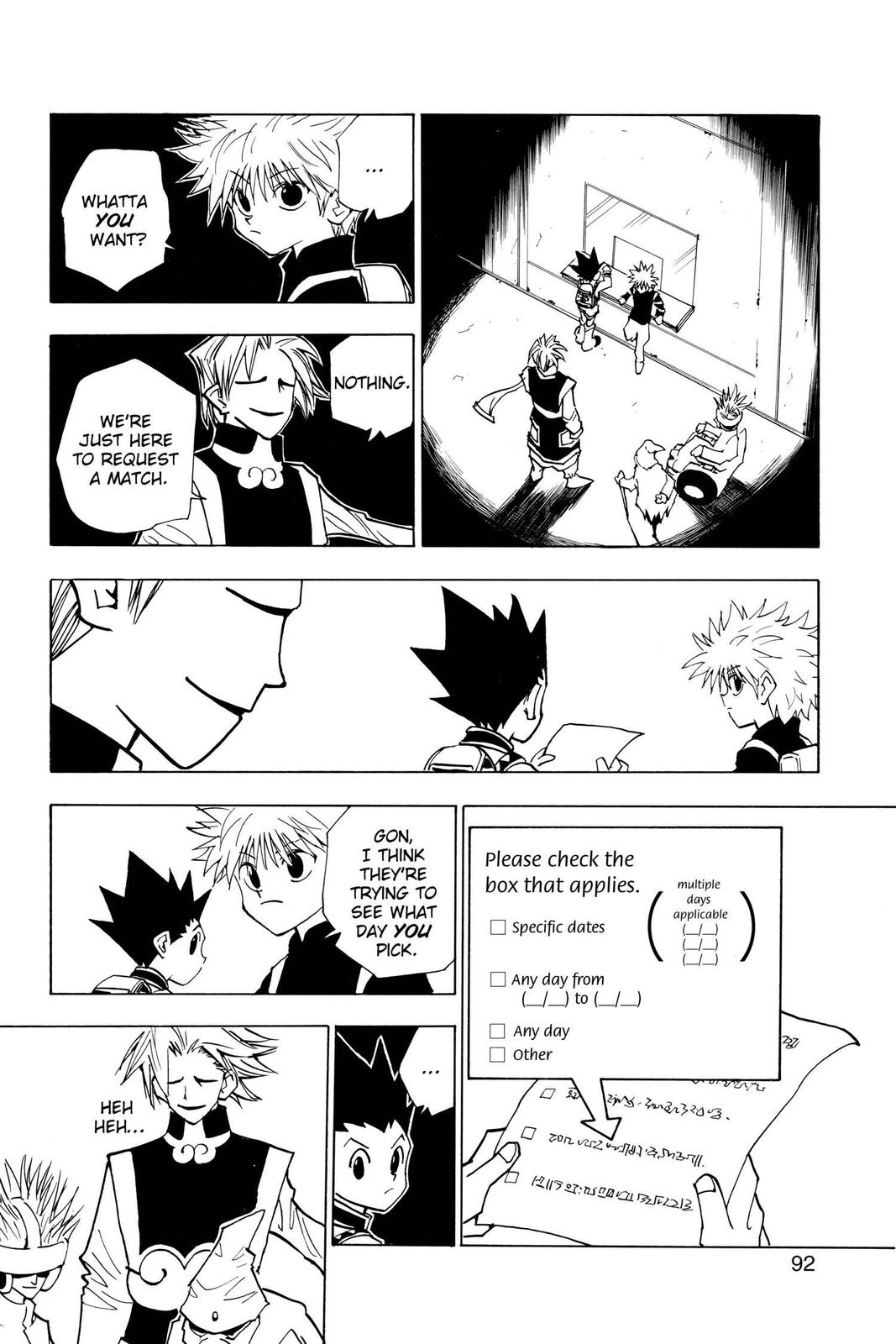 Hunter x Hunter Chap 49 - Next Chap 50