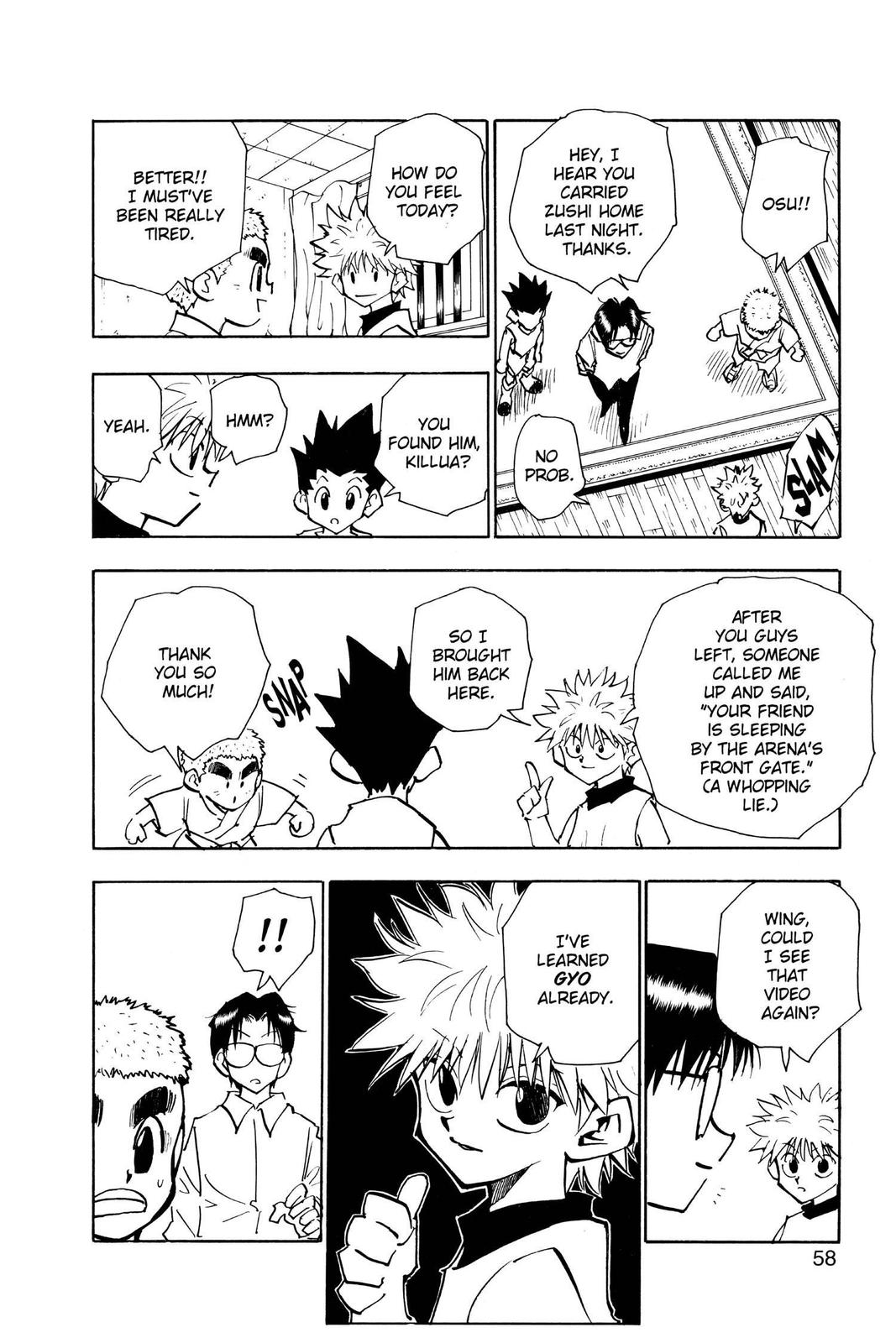Hunter x Hunter Chap 57 - Next Chap 58