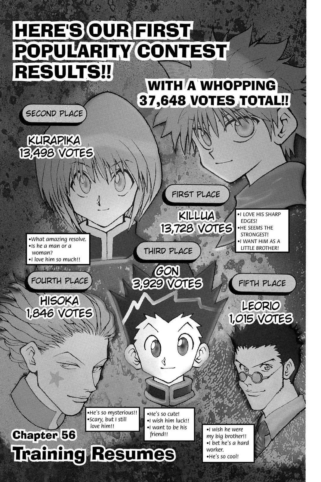 Hunter x Hunter Chap 56 - Next Chap 57