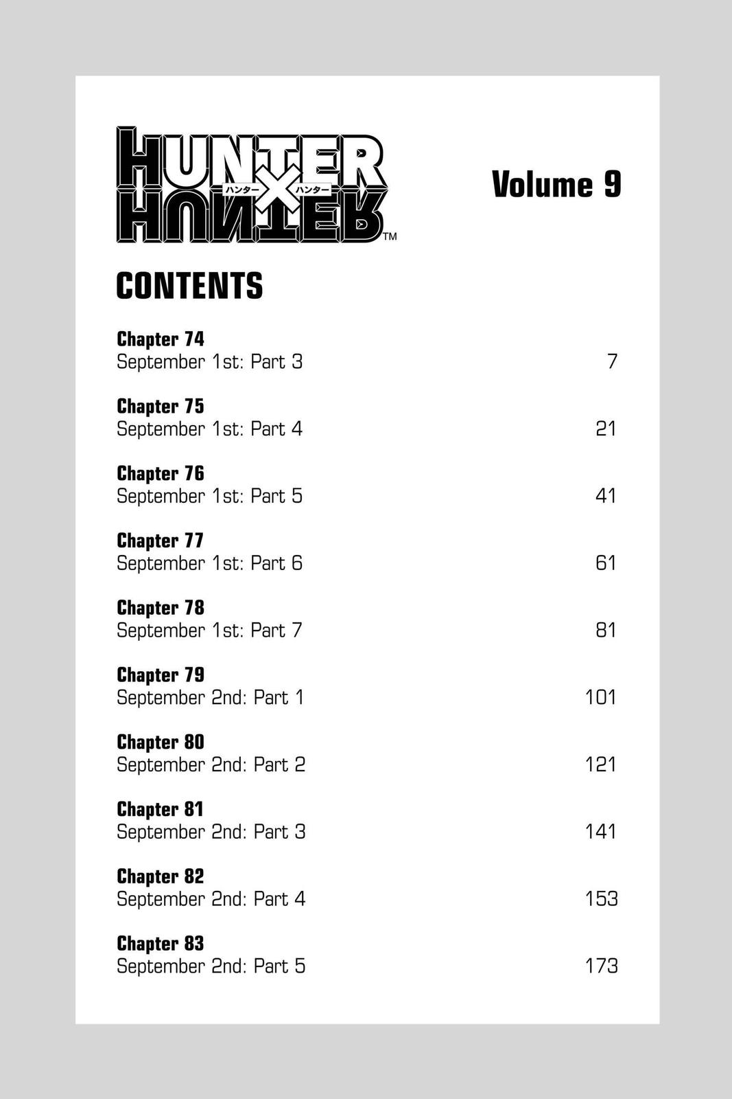 Hunter x Hunter Chap 74 - Next Chap 75