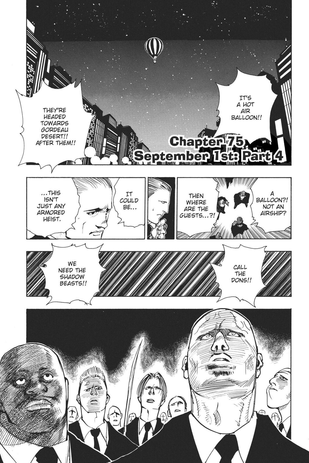 Hunter x Hunter Chap 75 - Next Chap 76