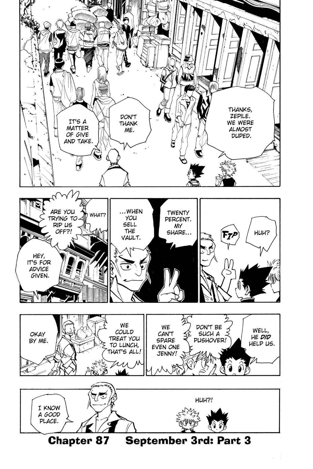 Hunter x Hunter Chap 87 - Next Chap 88