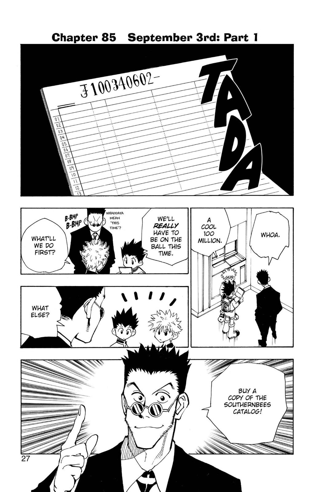 Hunter x Hunter Chap 85 - Next Chap 86