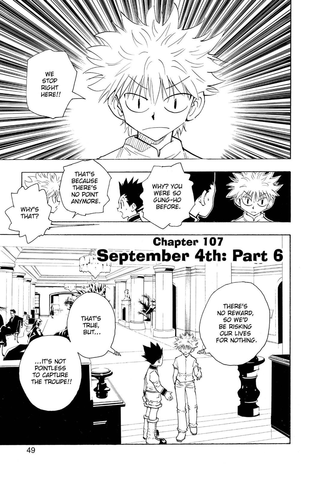 Hunter x Hunter Chap 107 - Next Chap 108