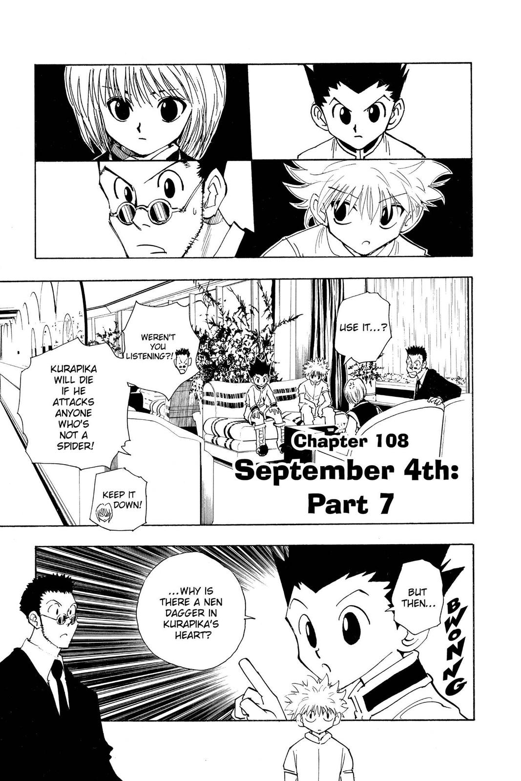 Hunter x Hunter Chap 108 - Next Chap 109