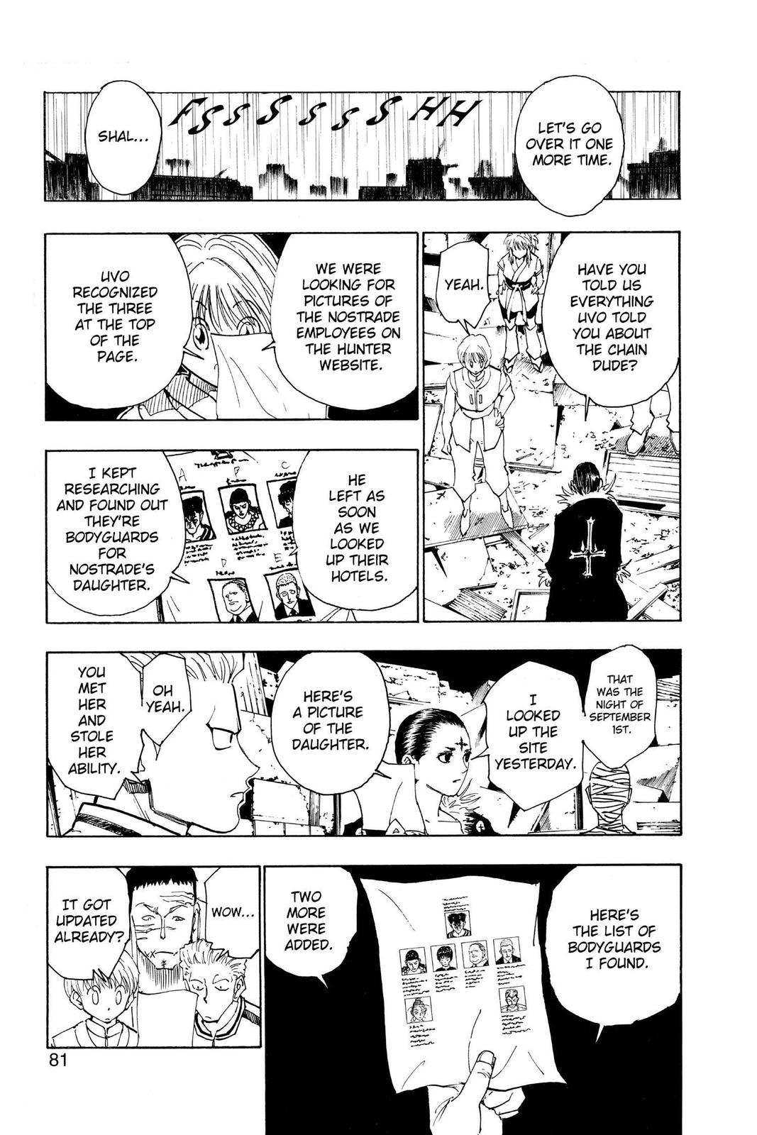 Hunter x Hunter Chap 109 - Next Chap 110
