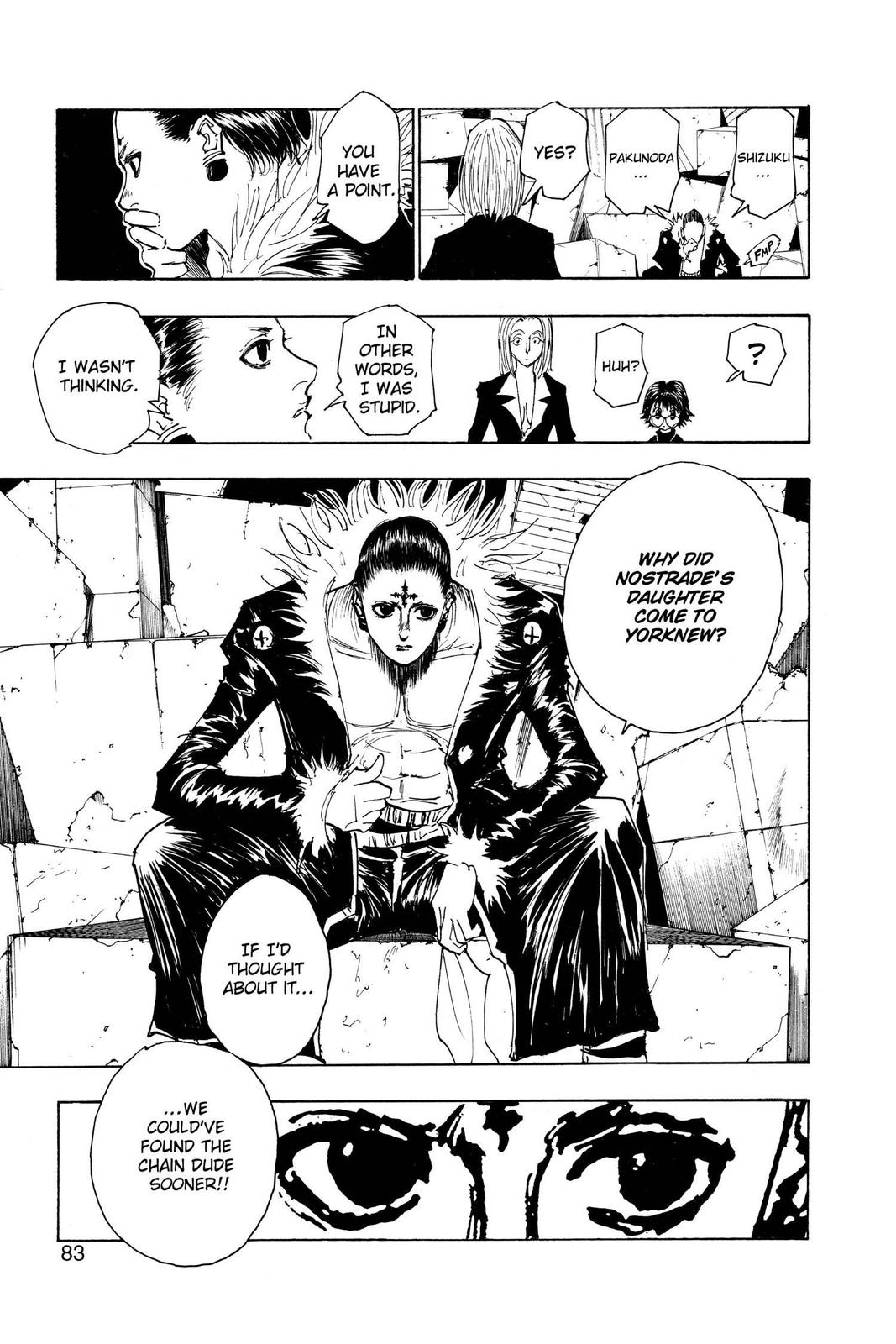 Hunter x Hunter Chap 109 - Next Chap 110