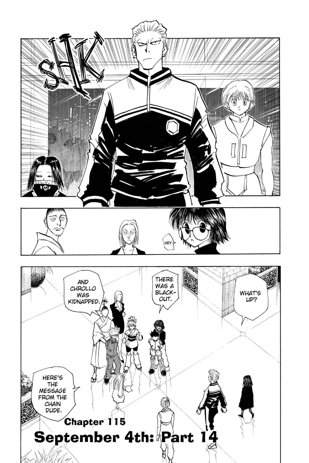 Hunter x Hunter Chap 115 - Next Chap 116