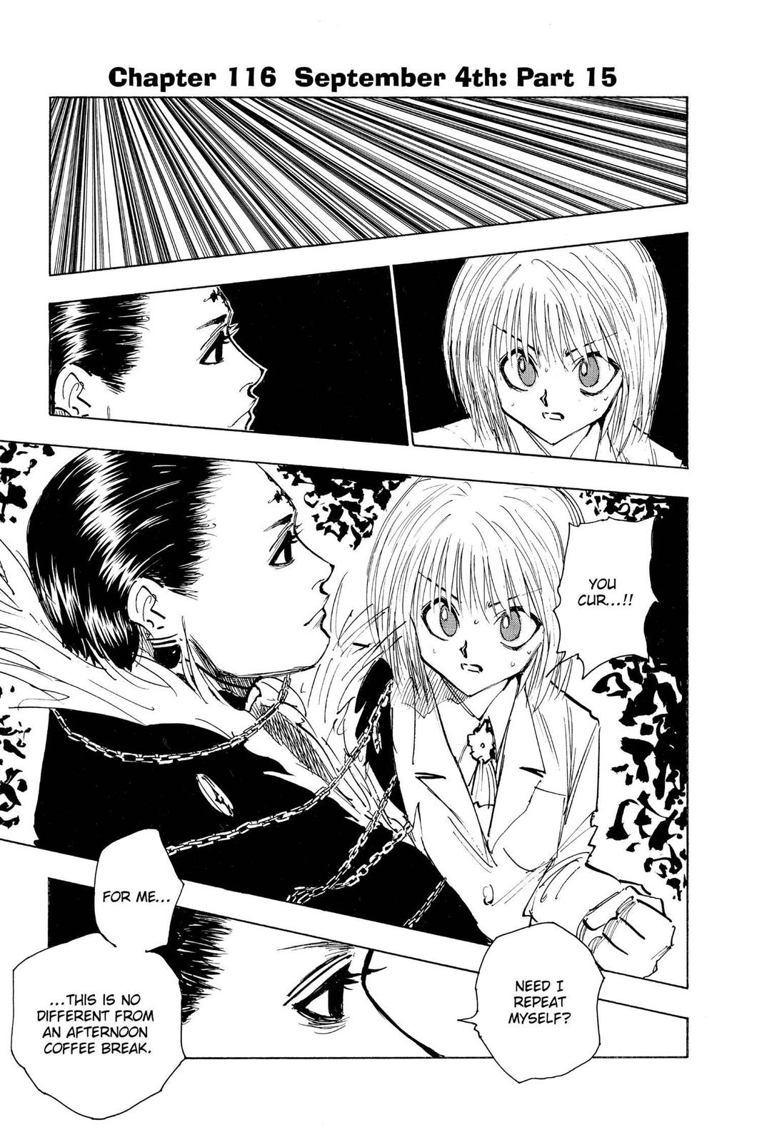 Hunter x Hunter Chap 116 - Next Chap 117