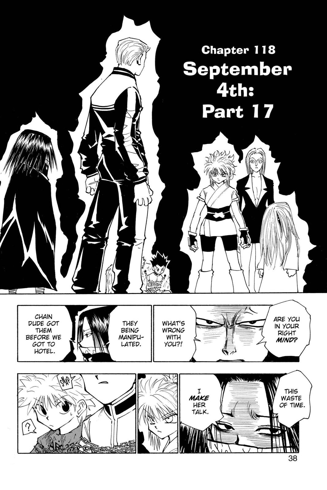 Hunter x Hunter Chap 118 - Next Chap 119