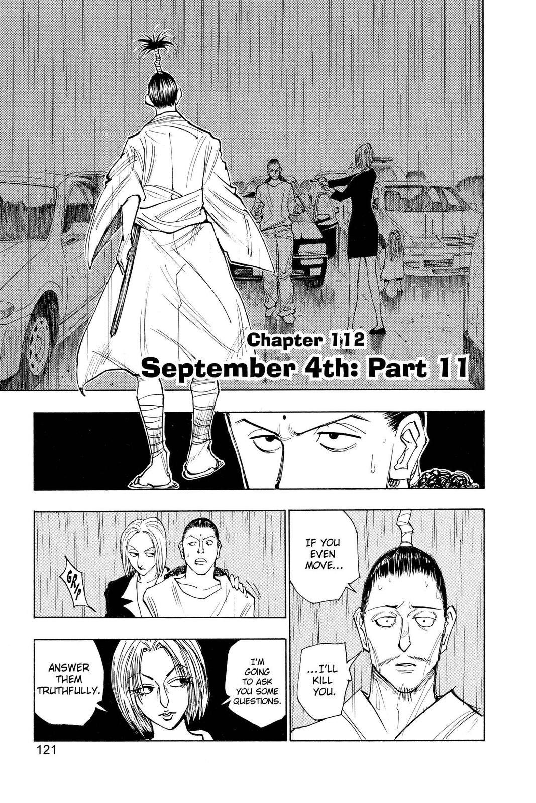 Hunter x Hunter Chap 112 - Next Chap 113