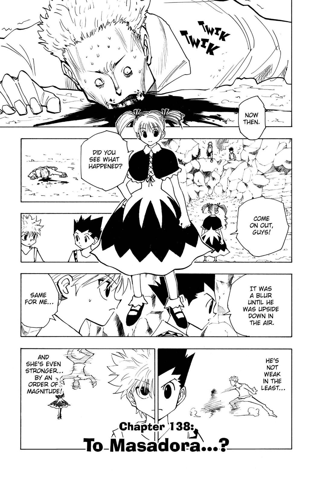 Hunter x Hunter Chap 138 - Next Chap 139
