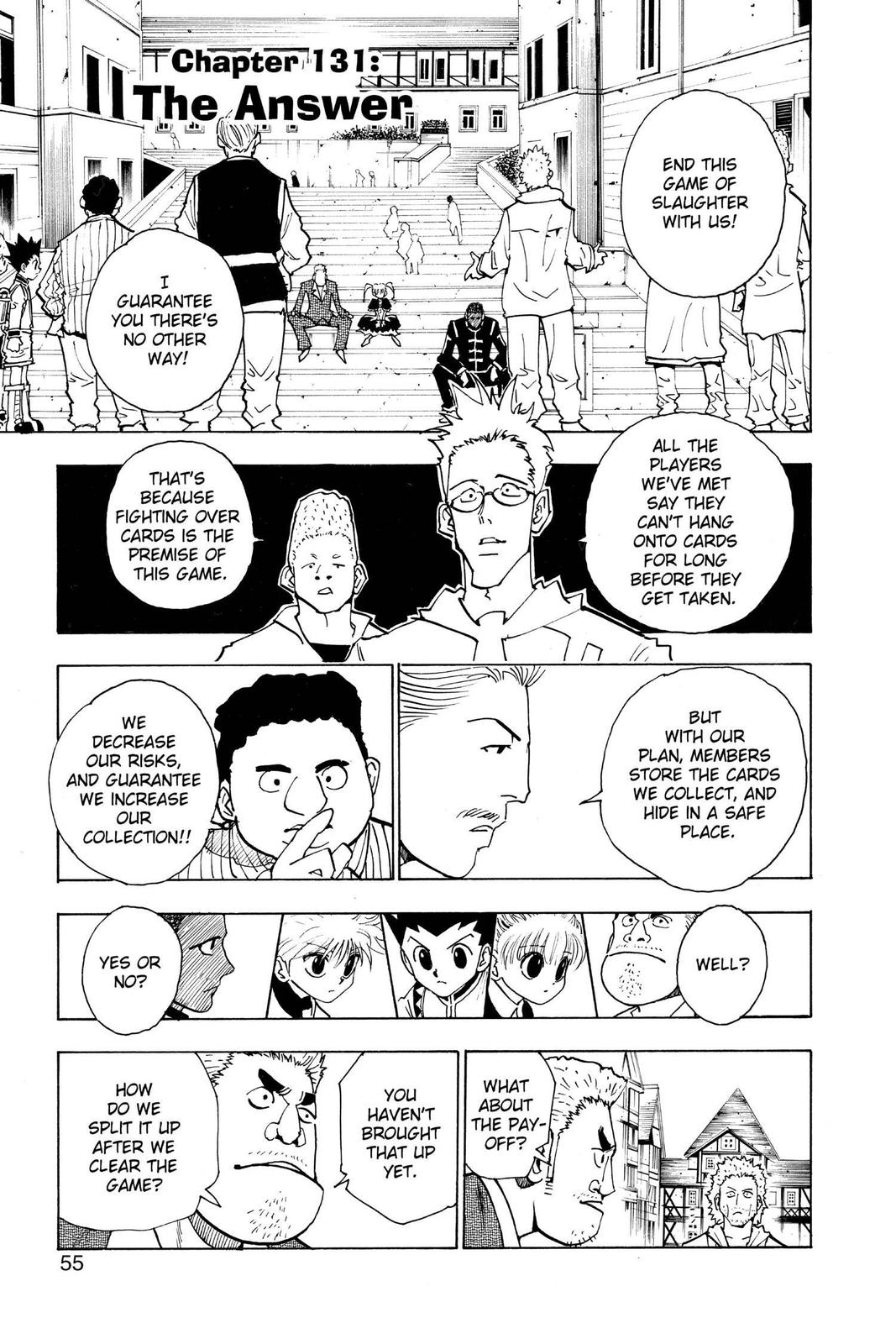Hunter x Hunter Chap 131 - Next Chap 132