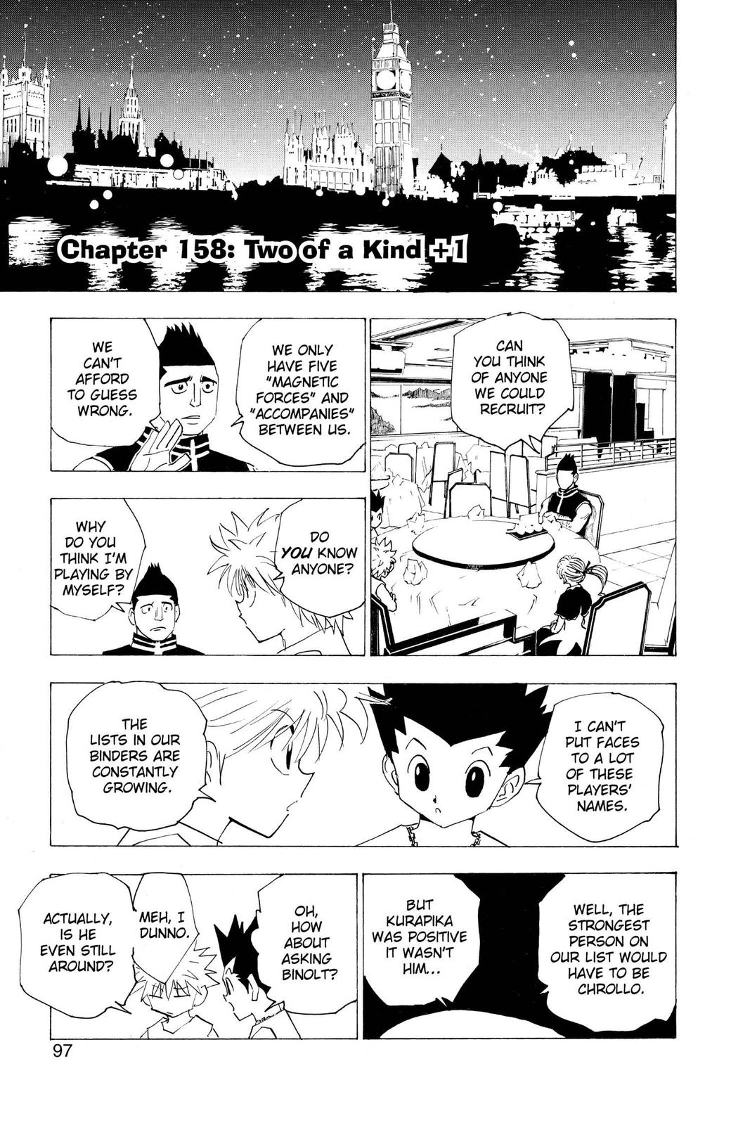 Hunter x Hunter Chap 158 - Next Chap 159