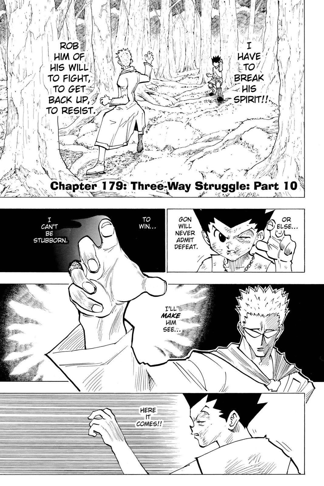 Hunter x Hunter Chap 179 - Next Chap 180