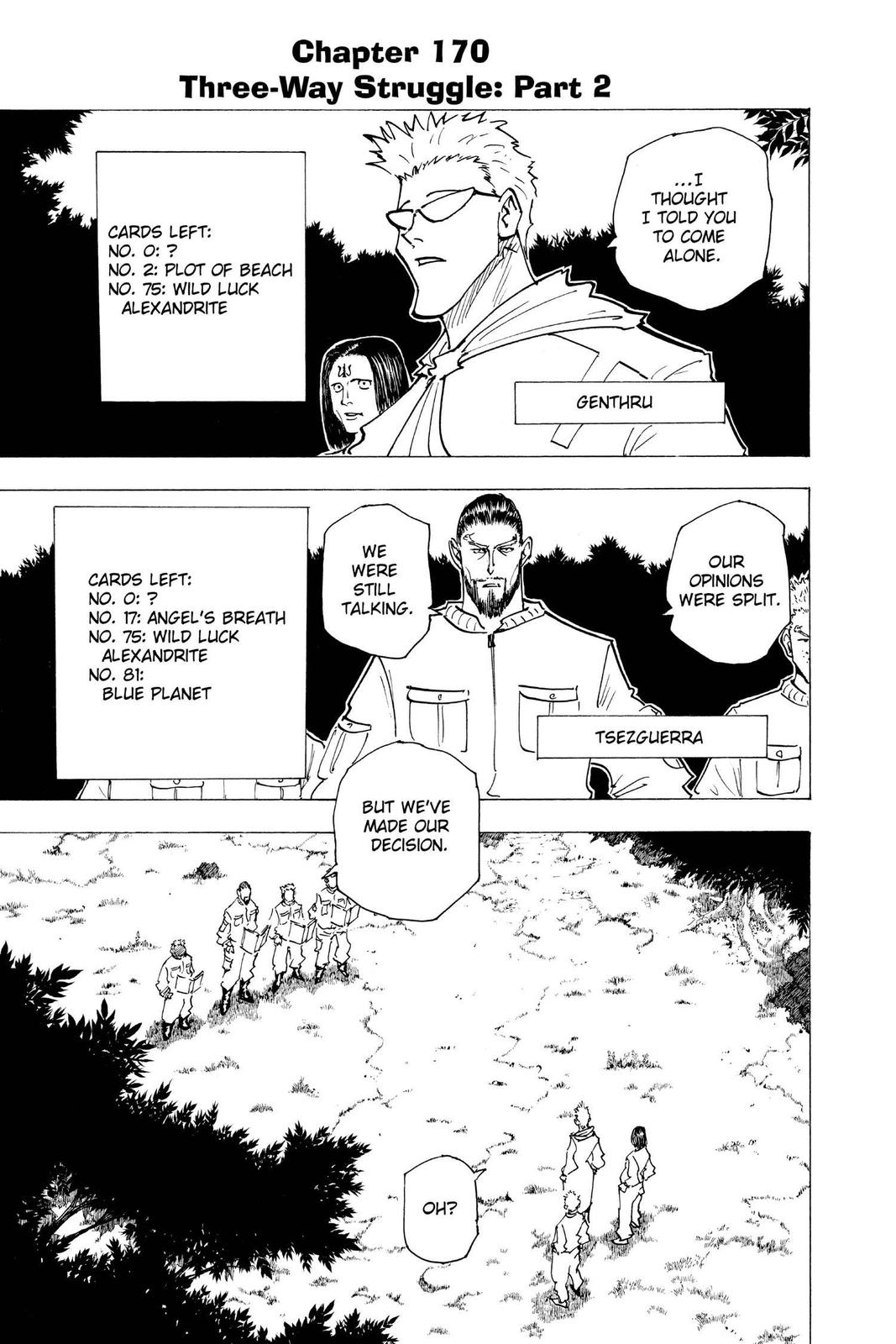 Hunter x Hunter Chap 171 - Next Chap 172