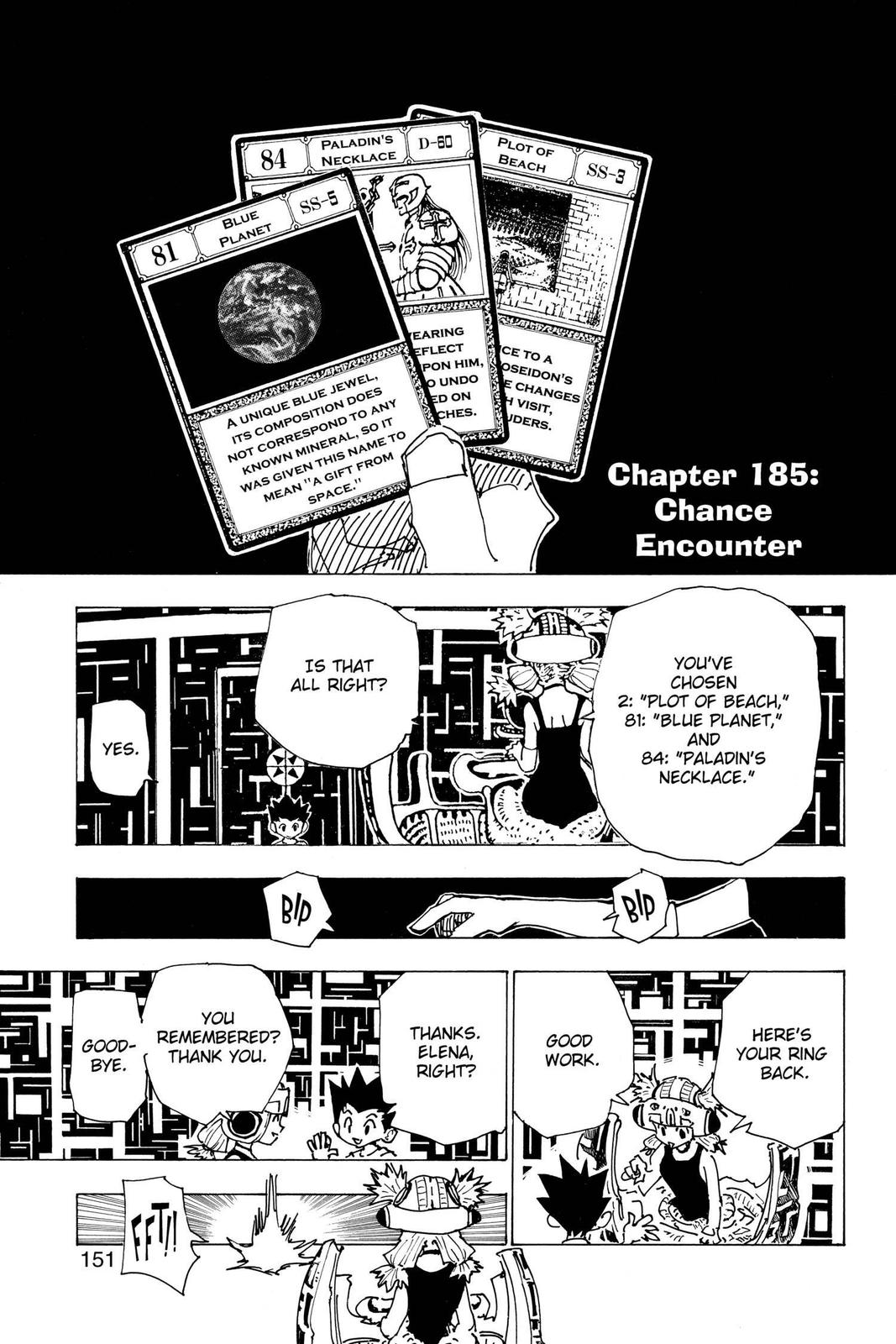 Hunter x Hunter Chap 185 - Next Chap 186