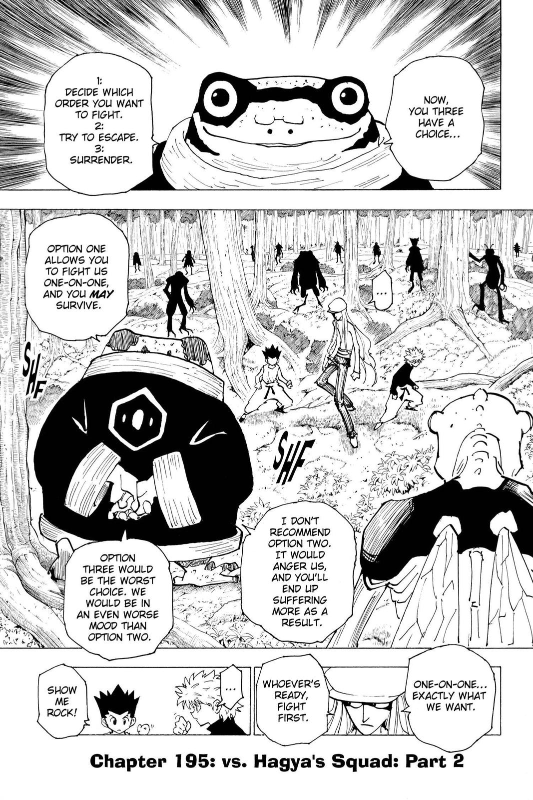 Hunter x Hunter Chap 195 - Next Chap 196