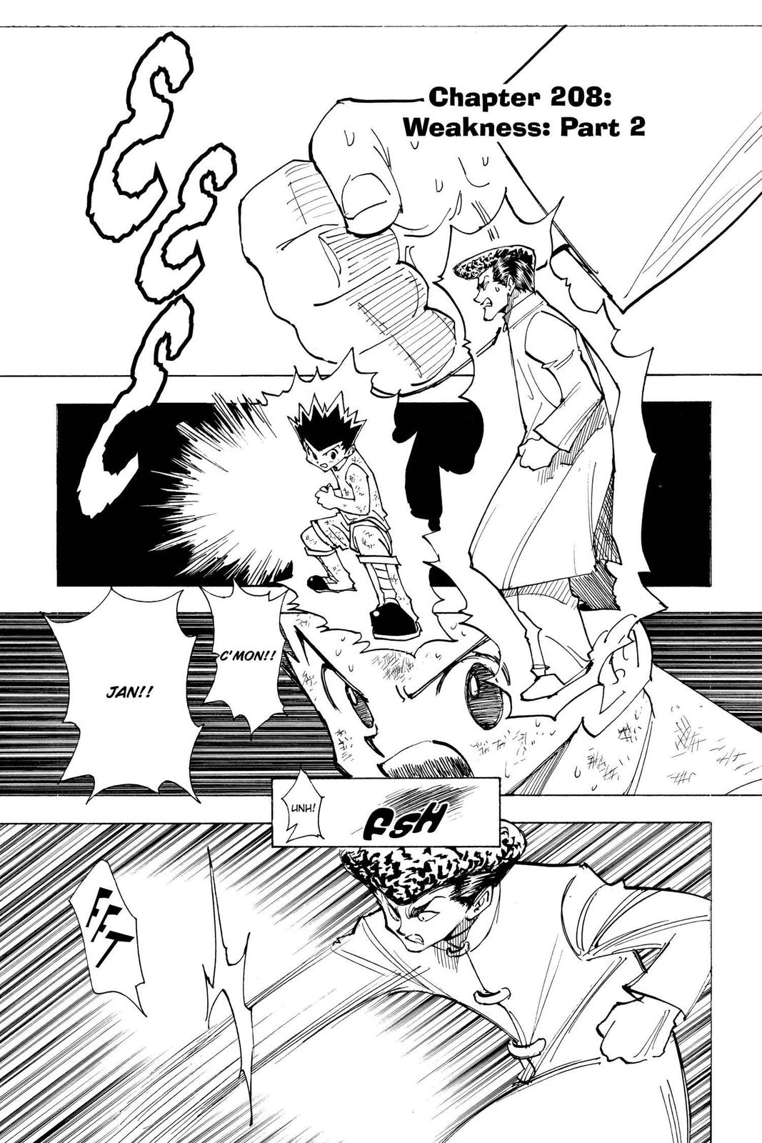 Hunter x Hunter Chap 208 - Next Chap 209
