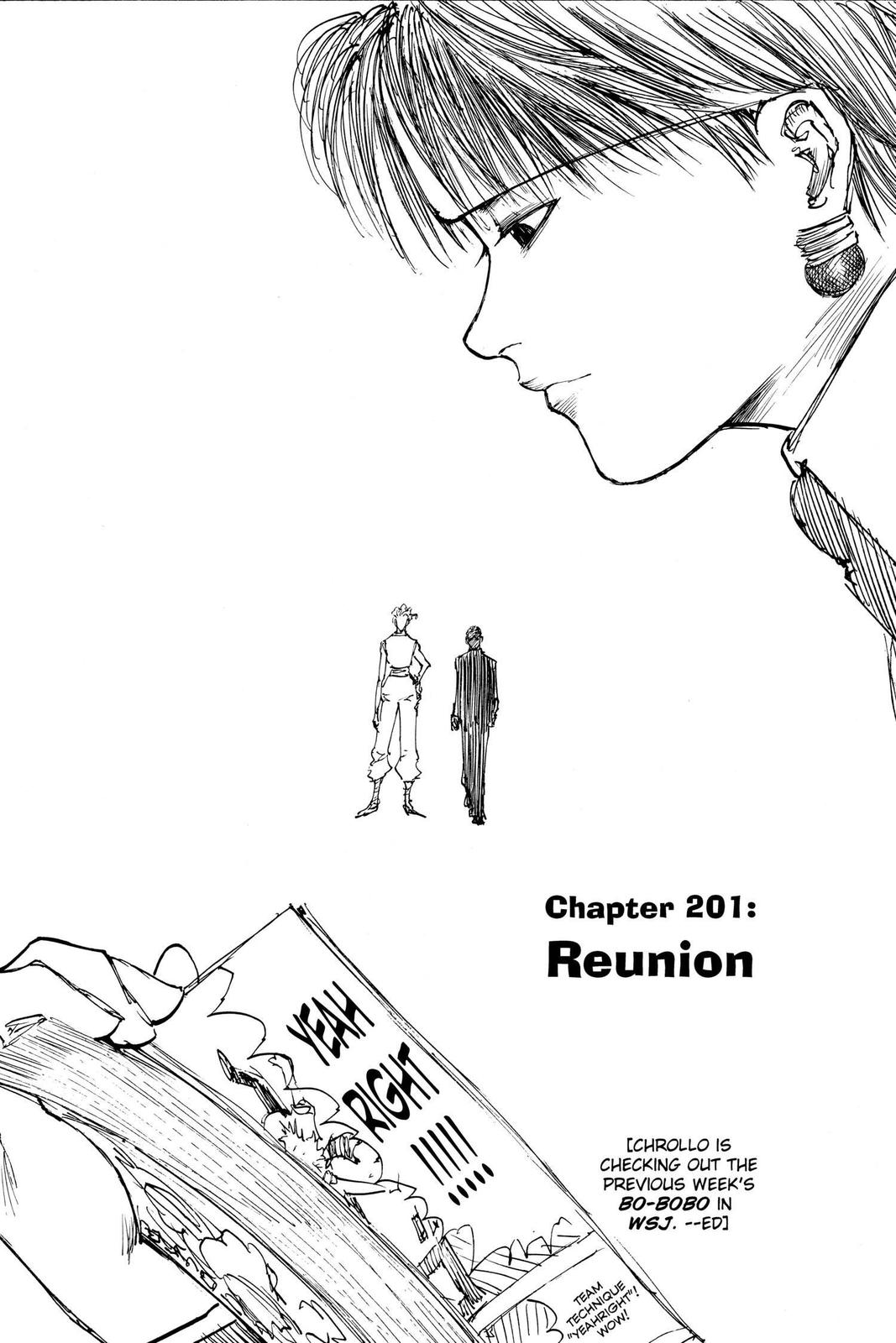 Hunter x Hunter Chap 201 - Next Chap 202