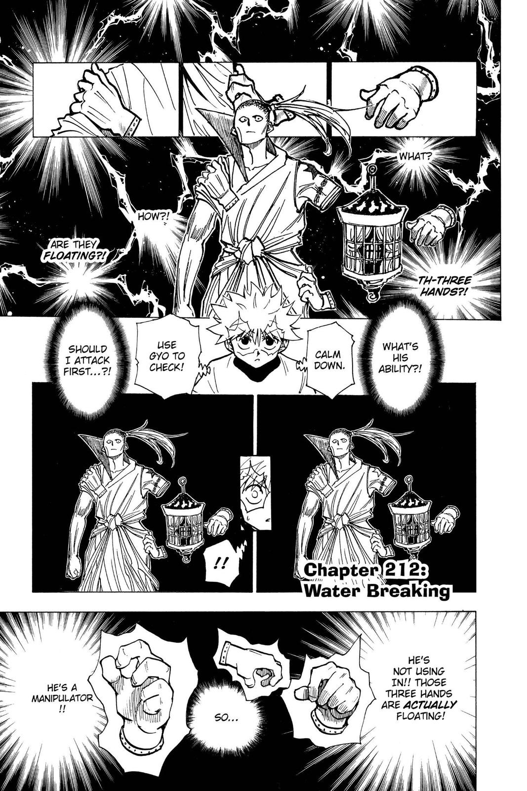 Hunter x Hunter Chap 212 - Next Chap 213
