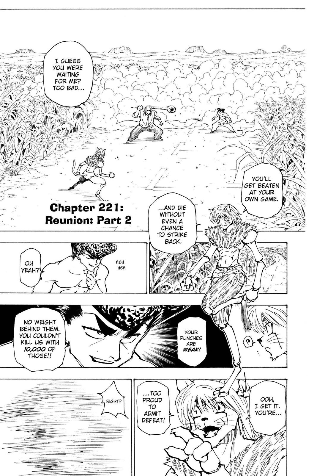 Hunter x Hunter Chap 221 - Next Chap 222