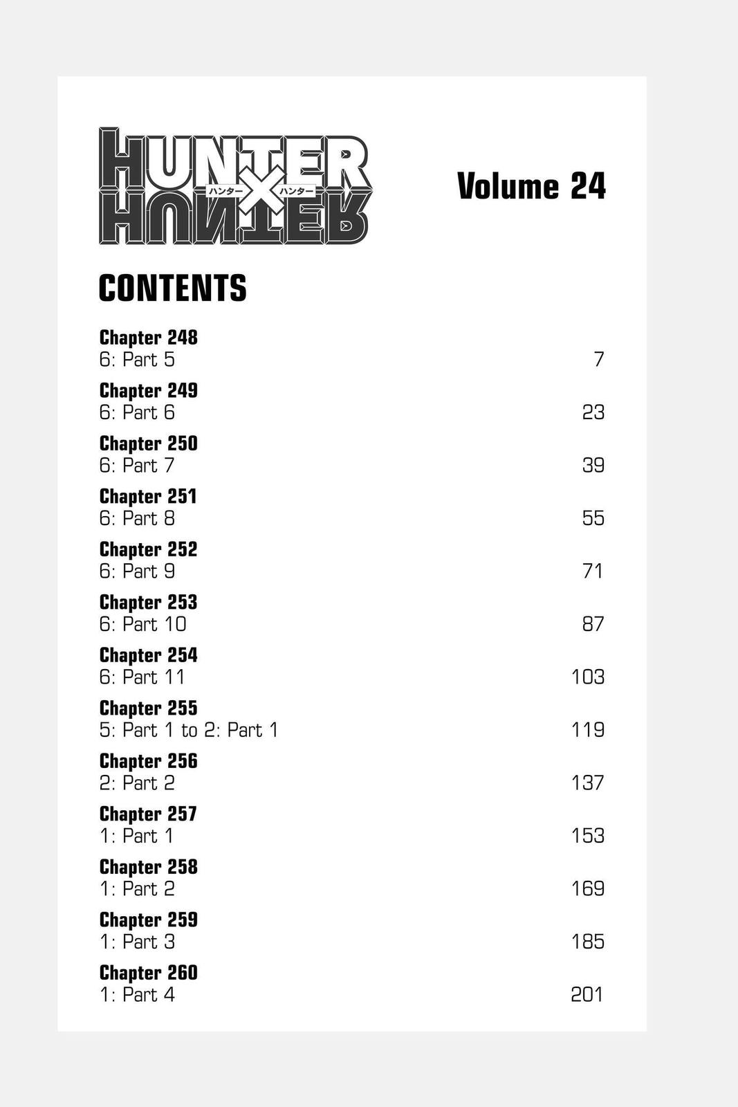 Hunter x Hunter Chap 248 - Next Chap 249