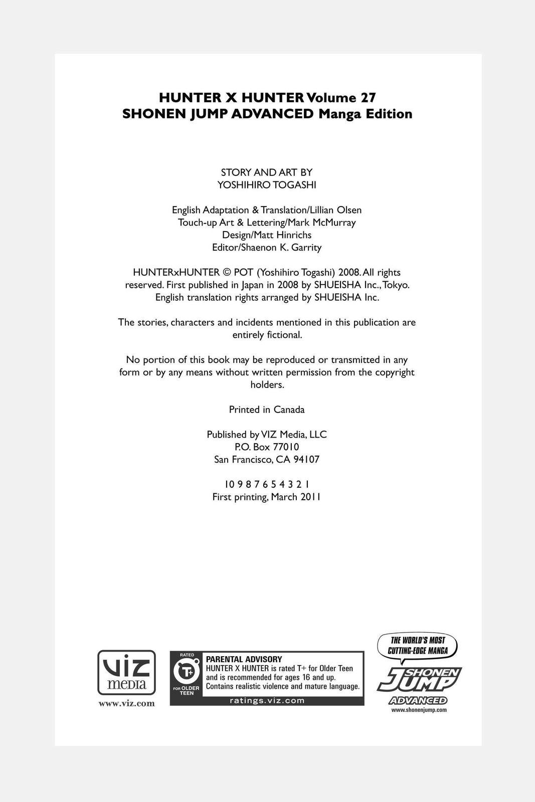 Hunter x Hunter Chap 281 - Next Chap 282