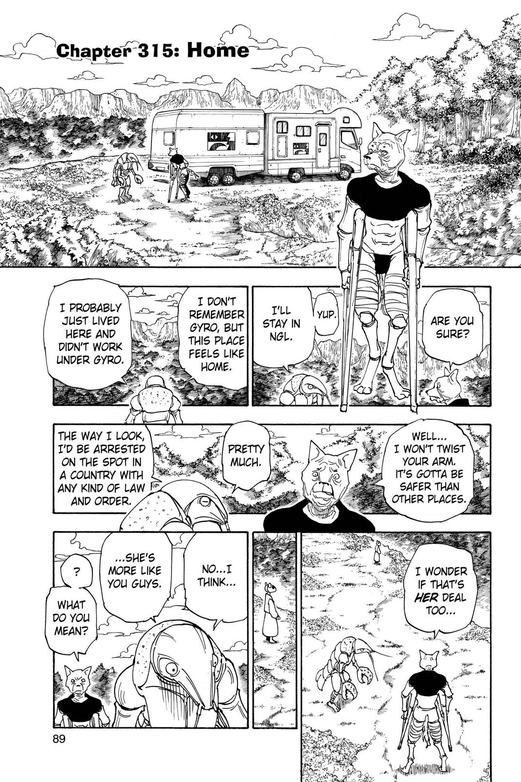 Hunter x Hunter Chap 315 - Next Chap 316