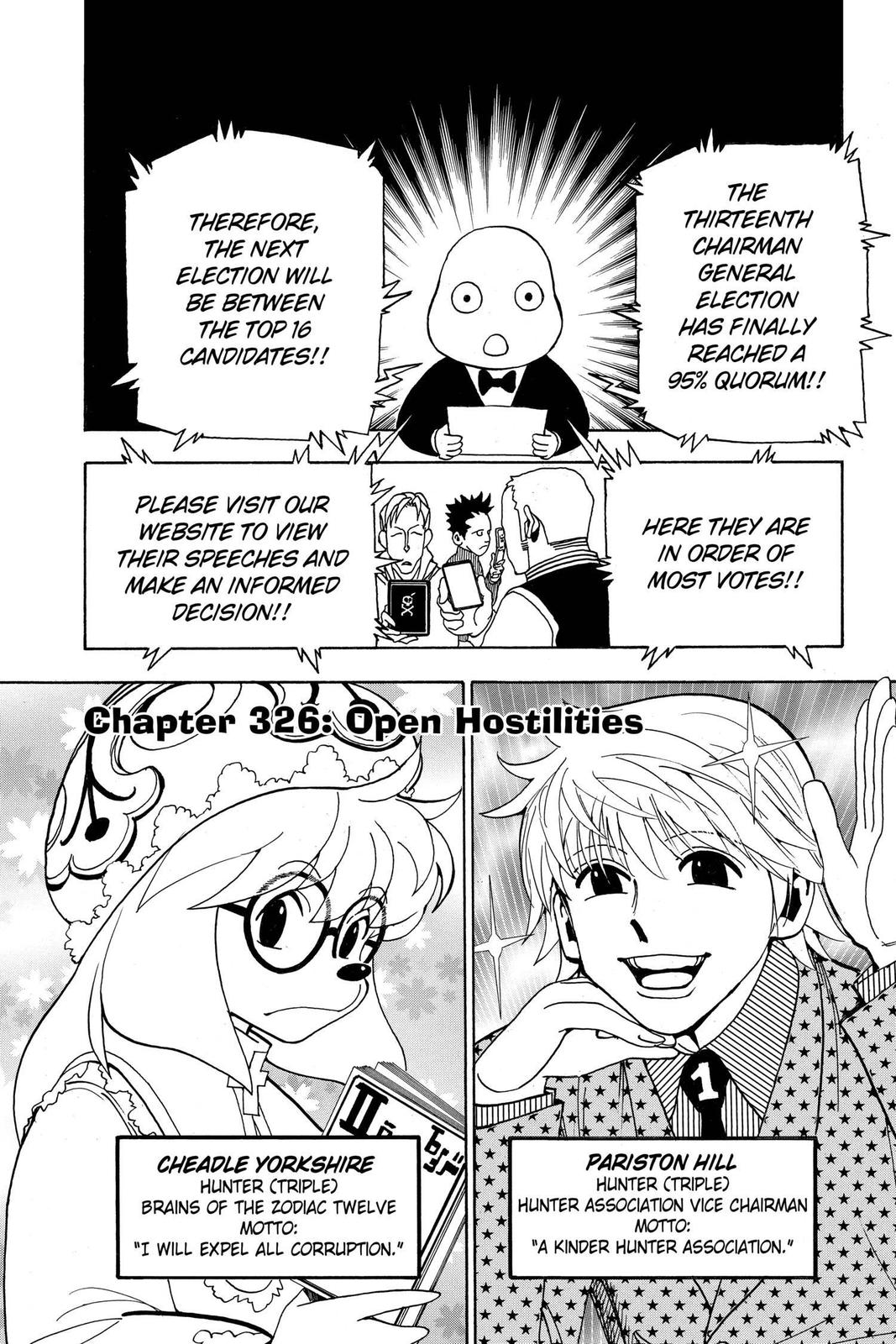 Hunter x Hunter Chap 326 - Next Chap 327