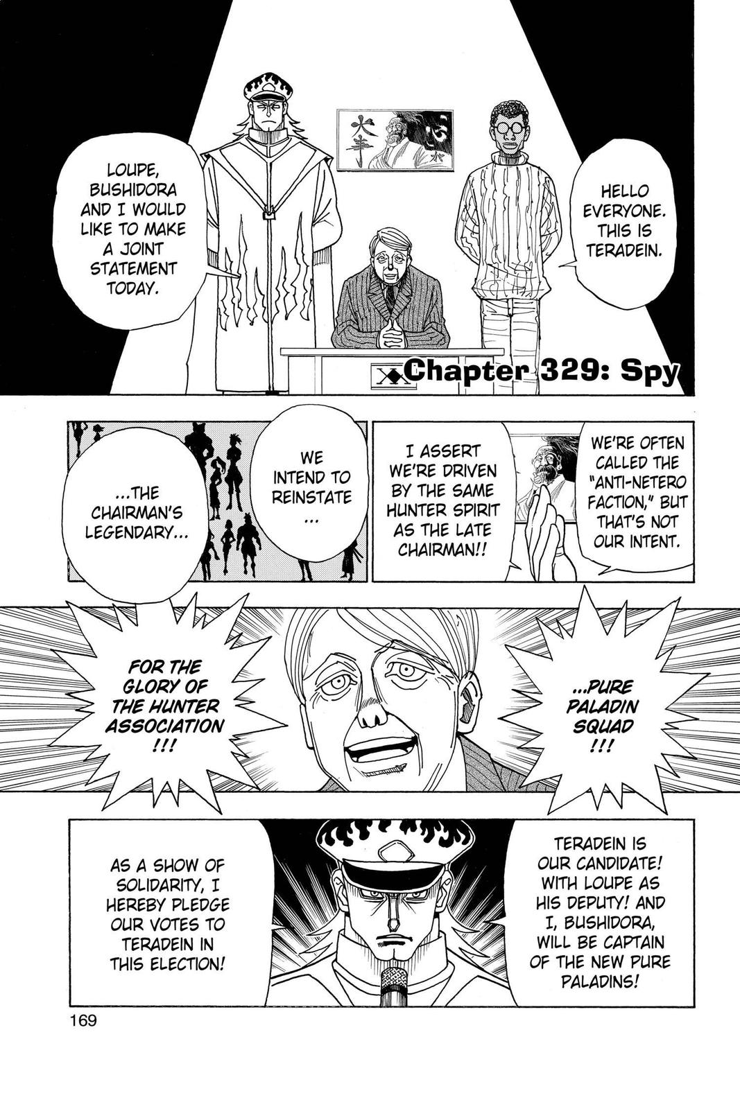 Hunter x Hunter Chap 329 - Next Chap 330