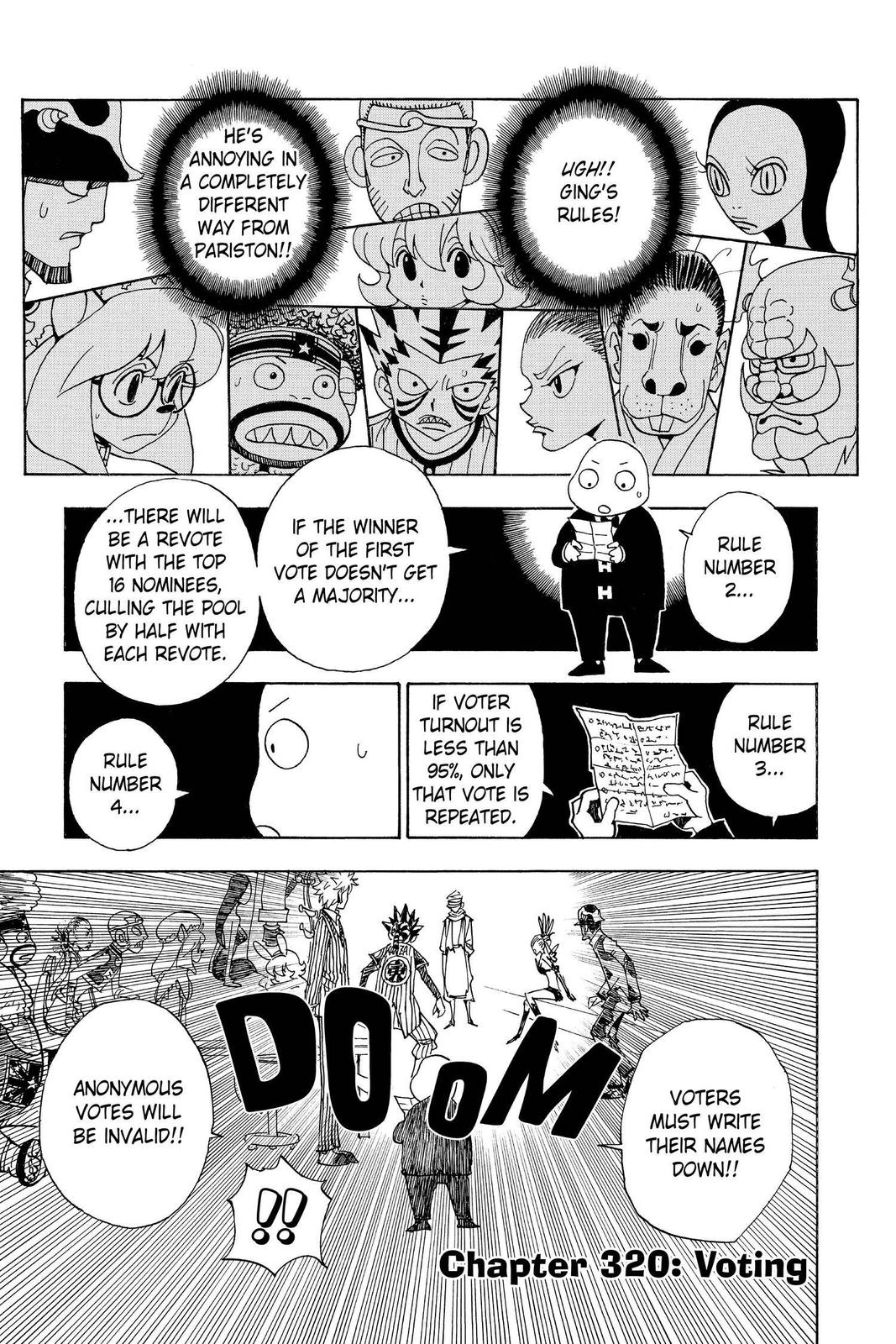 Hunter x Hunter Chap 320 - Next Chap 321