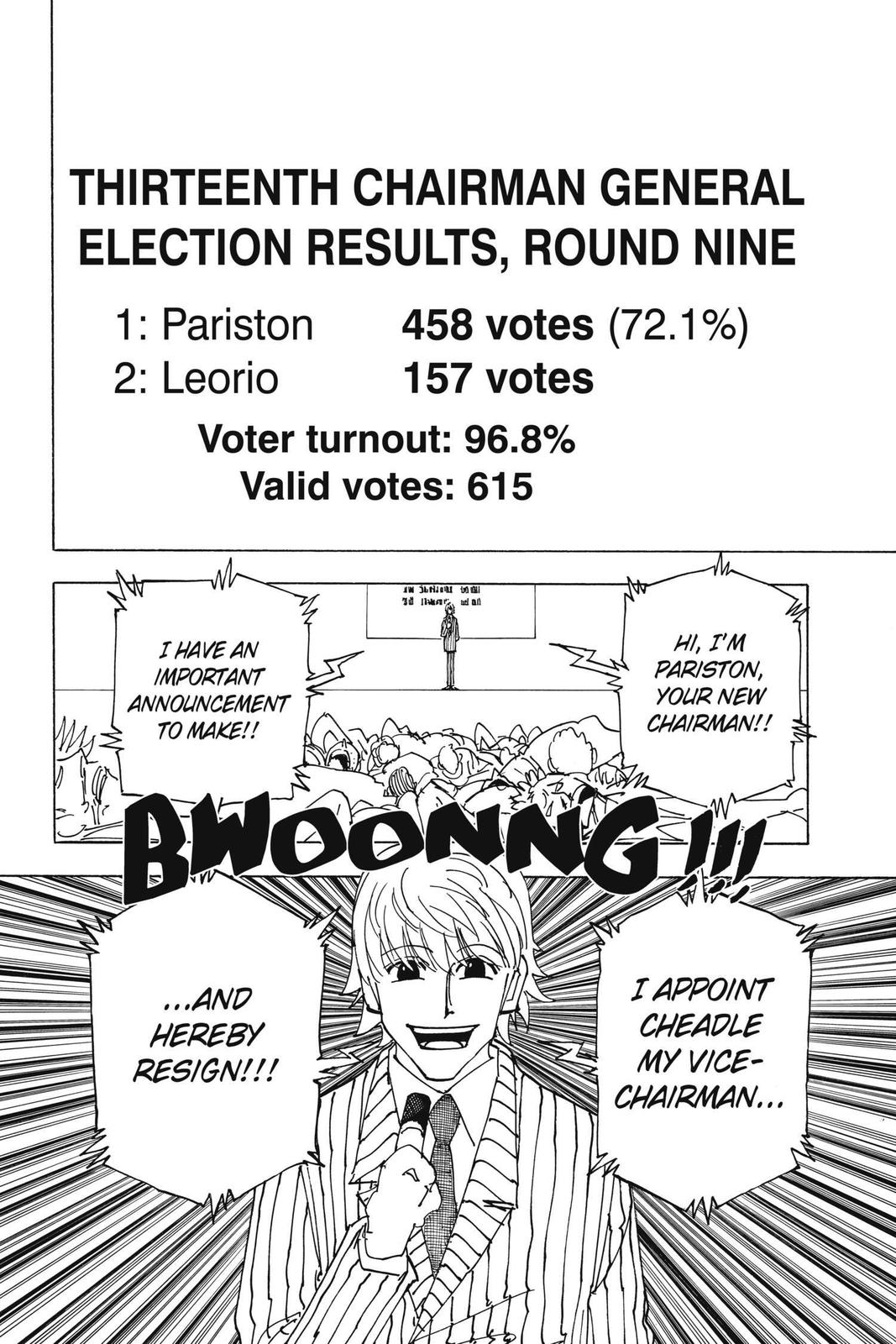 Hunter x Hunter Chap 335 - Next Chap 336