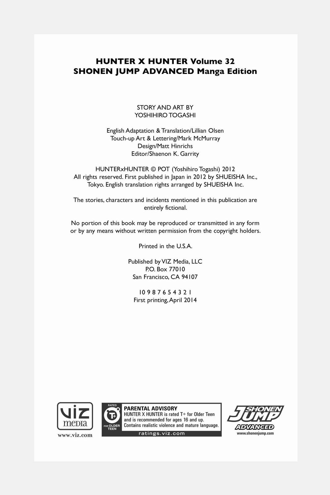 Hunter x Hunter Chap 331 - Next Chap 332