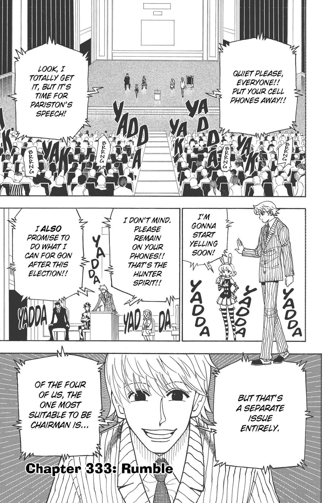 Hunter x Hunter Chap 333 - Next Chap 334