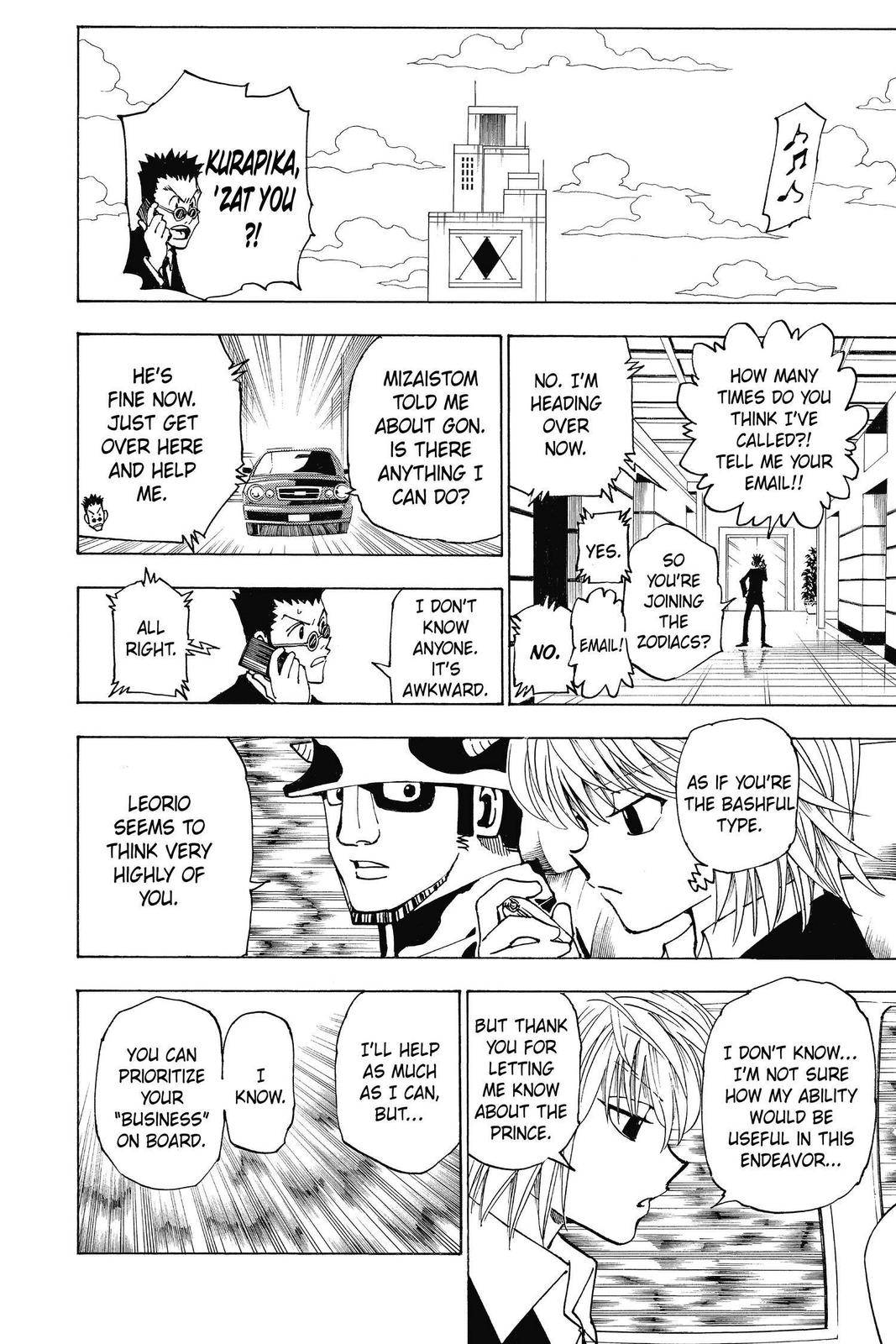 Hunter x Hunter Chap 344 - Next Chap 345