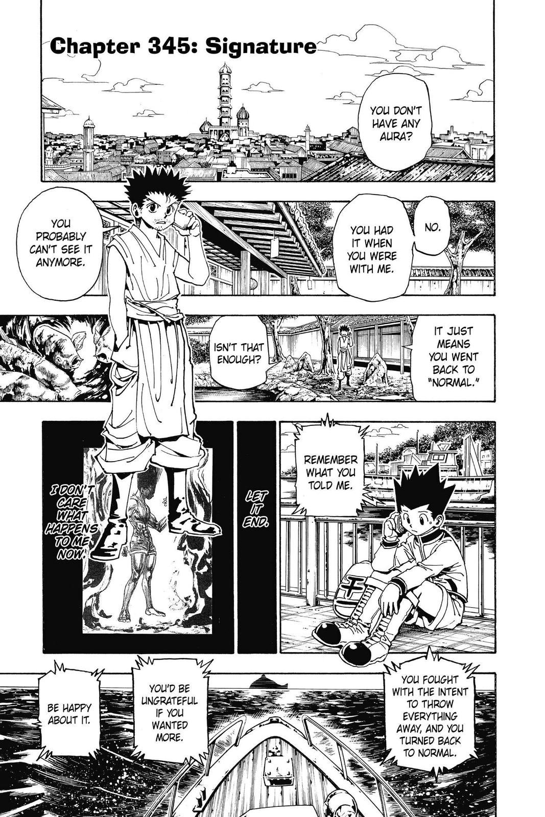 Hunter x Hunter Chap 345 - Next Chap 346