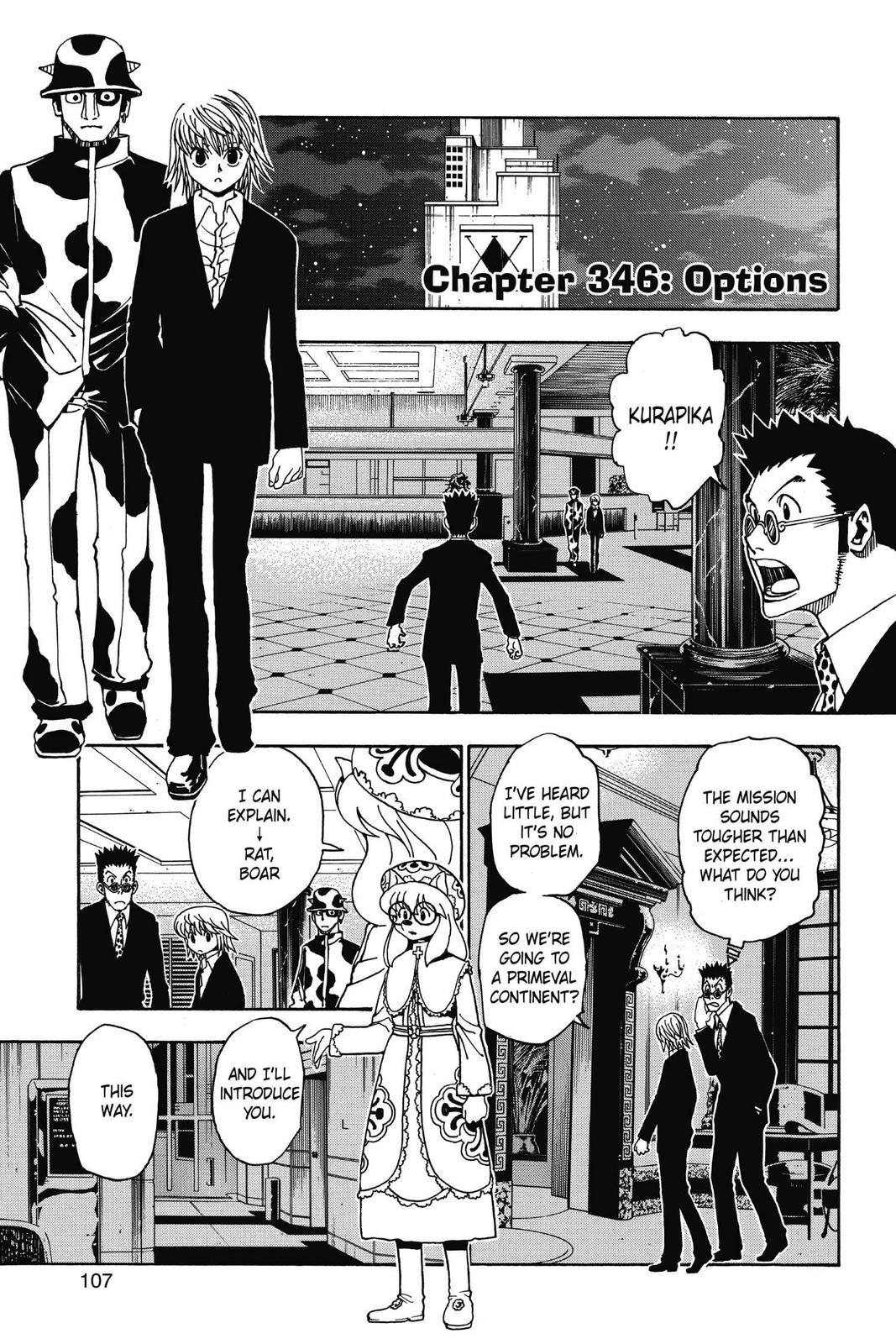 Hunter x Hunter Chap 346 - Next Chap 347