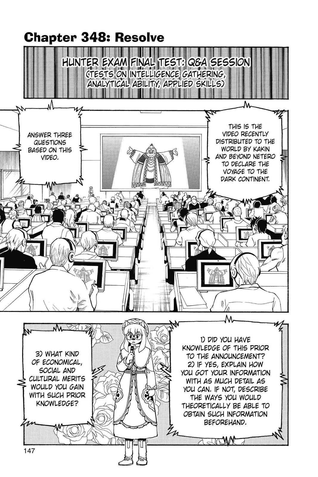 Hunter x Hunter Chap 348 - Next Chap 349