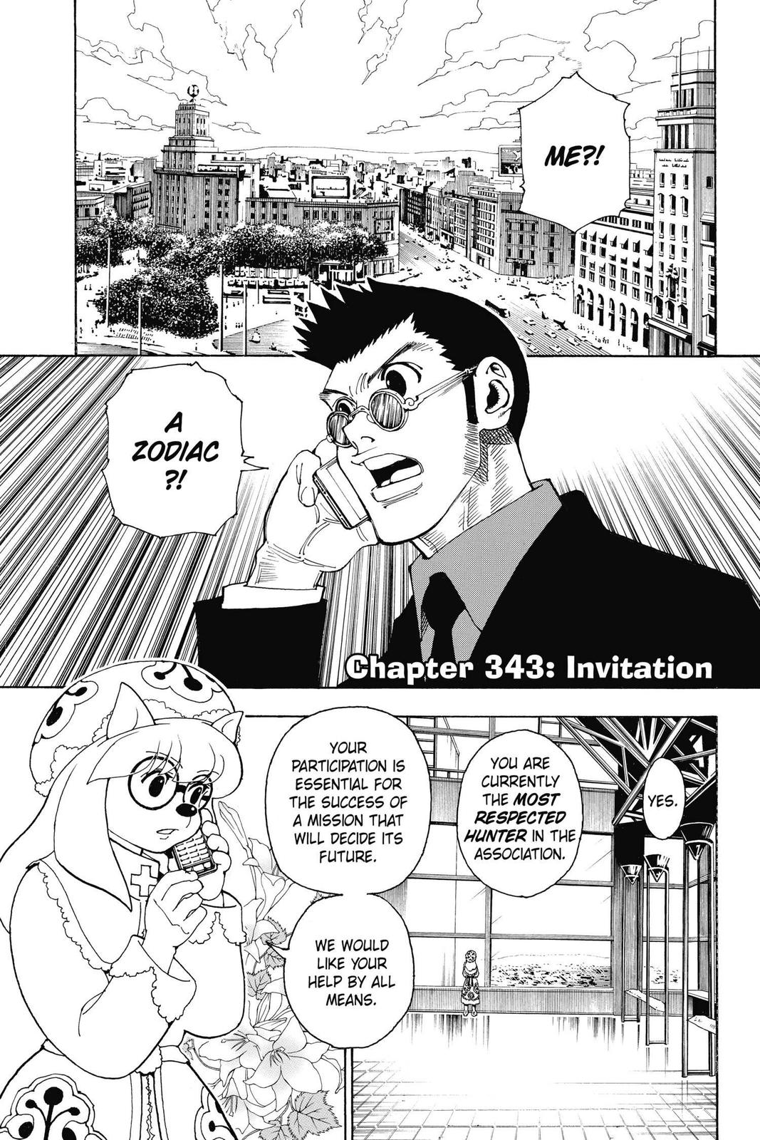 Hunter x Hunter Chap 343 - Next Chap 344