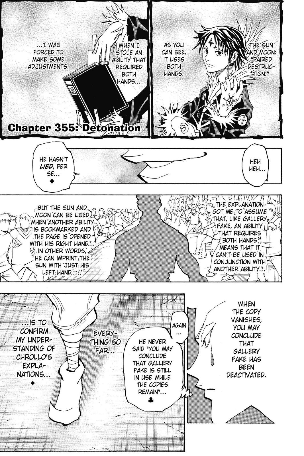 Hunter x Hunter Chap 355 - Next Chap 356