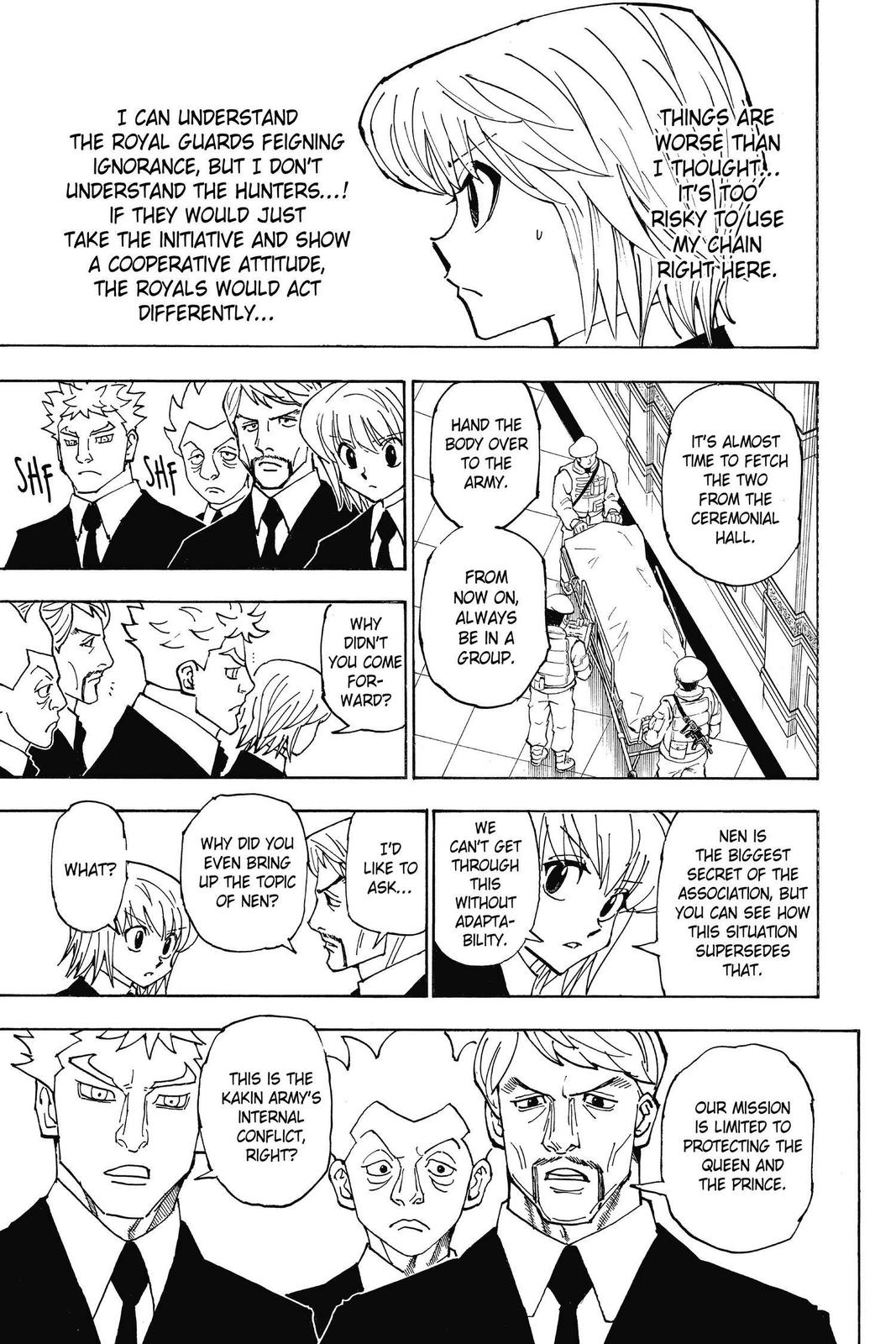 Hunter x Hunter Chap 359 - Next Chap 360