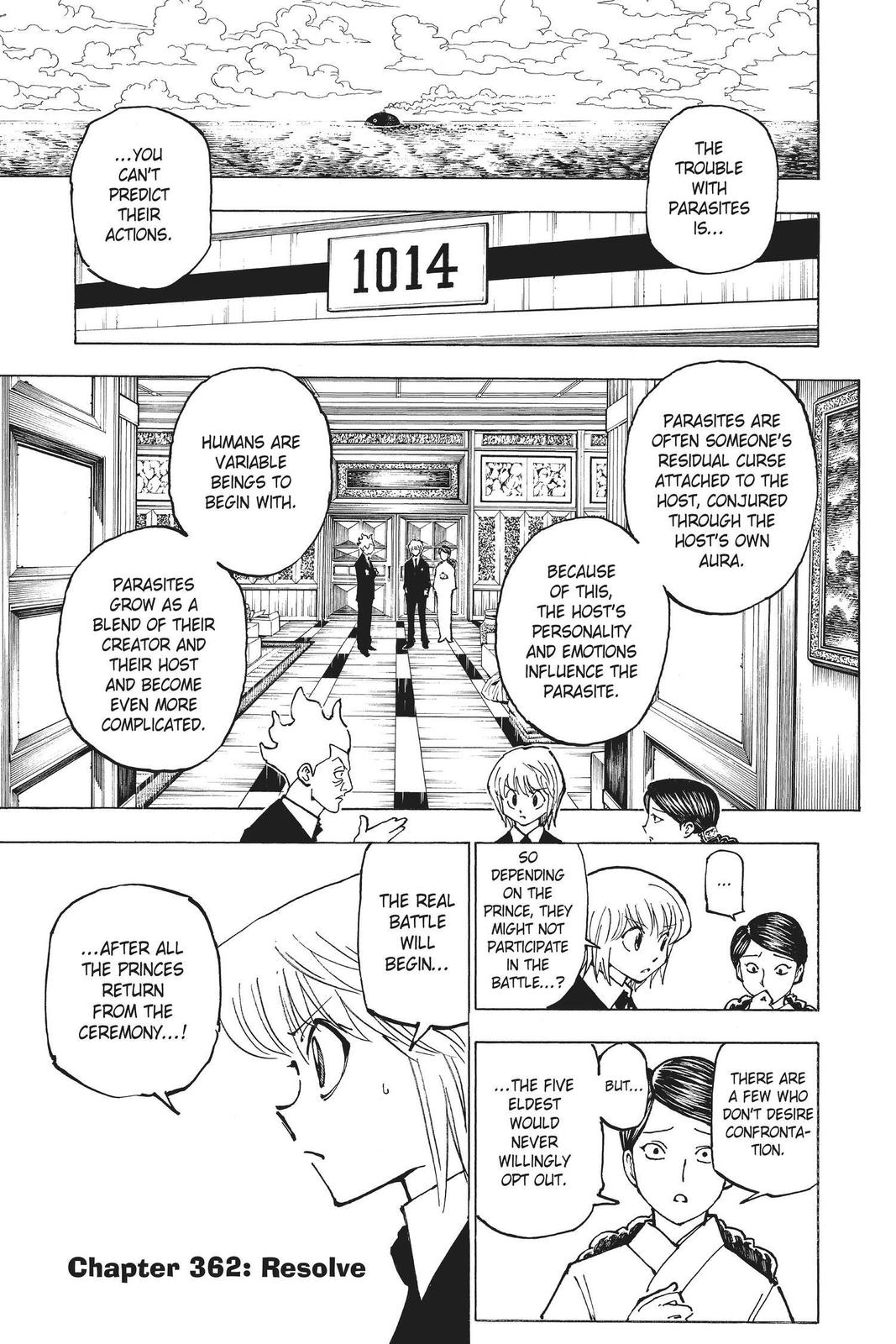 Hunter x Hunter Chap 362 - Next Chap 363