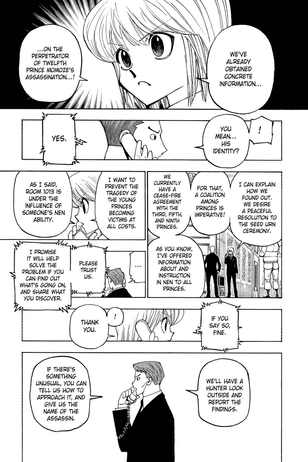 Hunter x Hunter Chap 374 - Next Chap 375