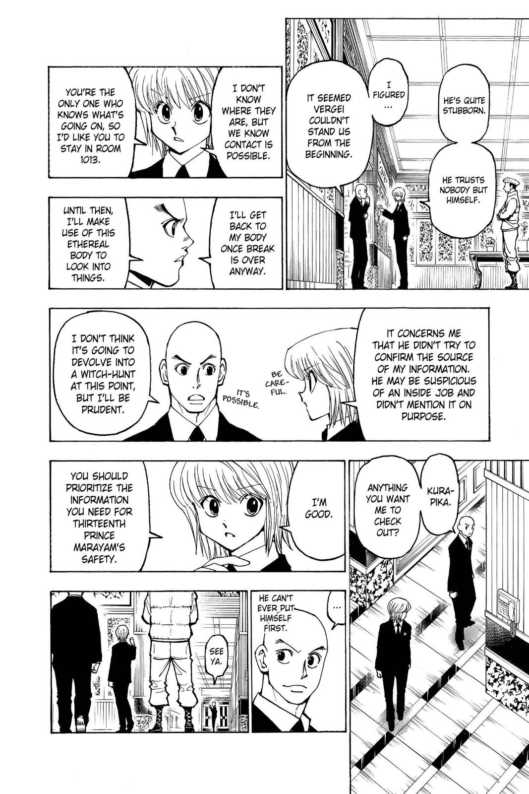 Hunter x Hunter Chap 374 - Next Chap 375