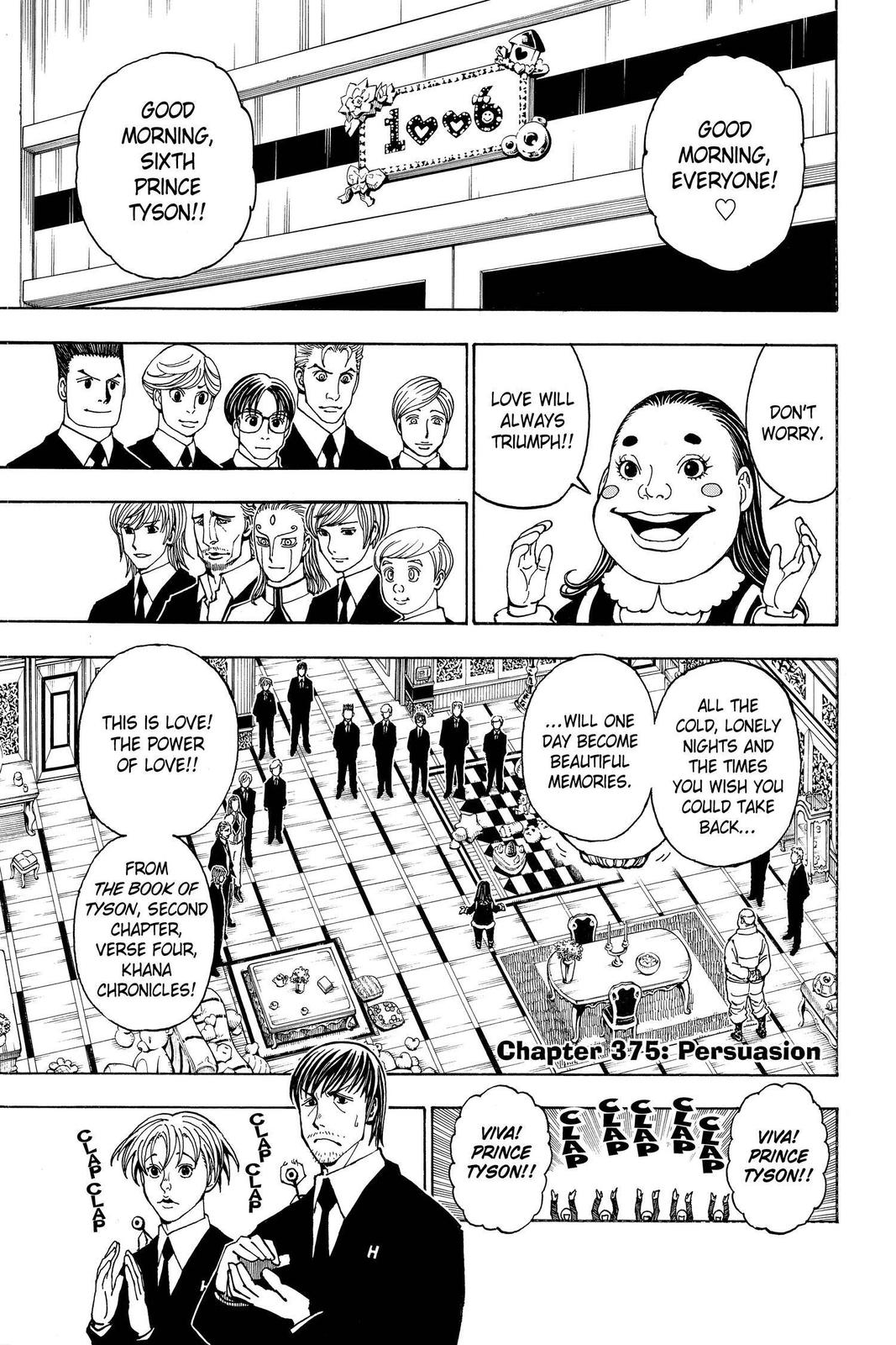 Hunter x Hunter Chap 375 - Next Chap 376