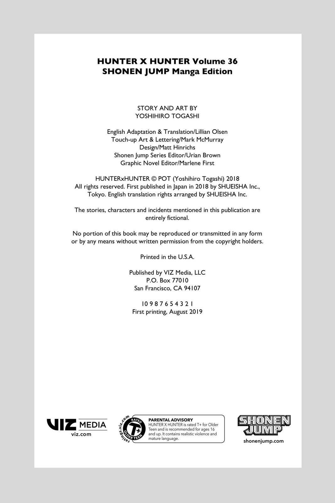 Hunter x Hunter Chap 371 - Next Chap 372