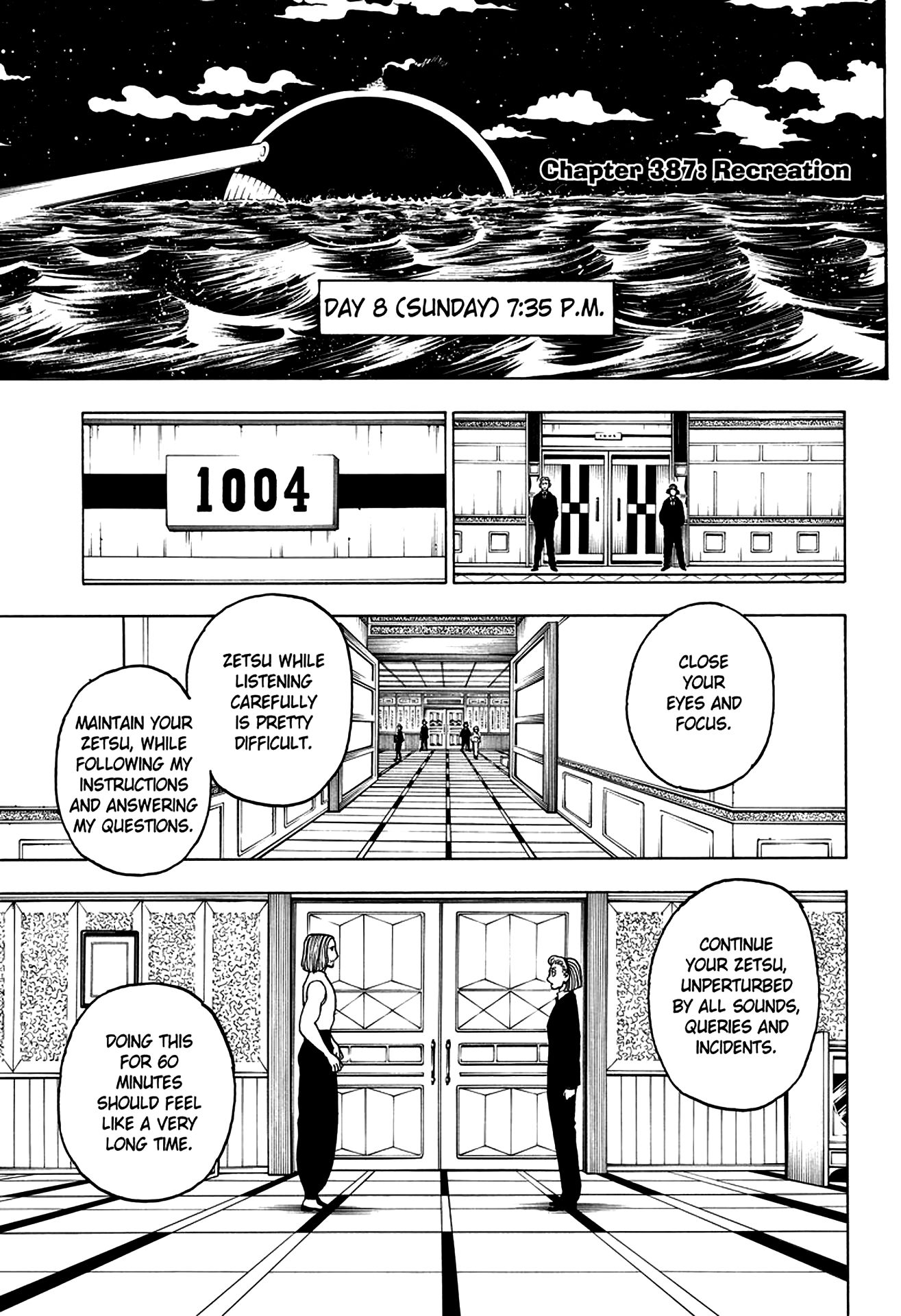 Hunter x Hunter Chap 387 - Next Chap 388